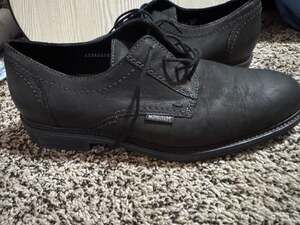 Mephisto Marlon Black Leather Derby Oxford Shoes Men's Size 9.5
